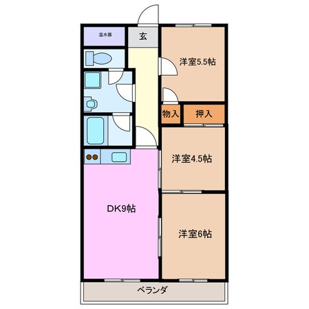 パークサイド鈴鹿の物件間取画像